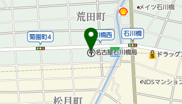 横井金物店の地図画像