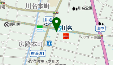川名コンタクトの地図画像