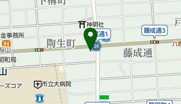 こもれび書房の地図画像