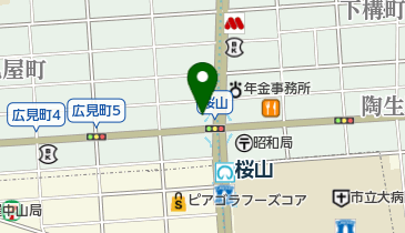 米屋の手づくりおにぎり多司 桜山店の地図画像