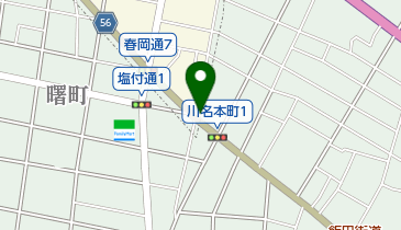 アカシヤ理容の地図画像