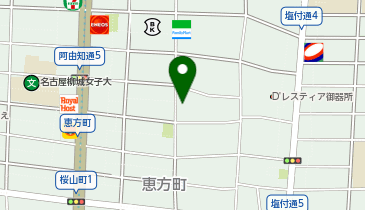 名古屋市役所 教育委員会 昭和生涯学習センターの地図画像