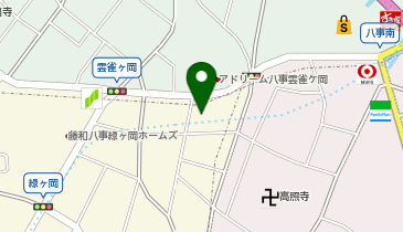 スポーツクラブアクトス八事の地図画像