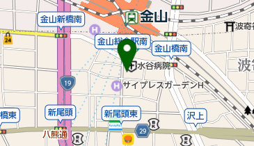 ハングル語学堂金山校の地図画像