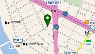 横田金物店の地図画像