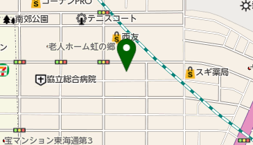 新光ゴム工業株式会社の地図画像