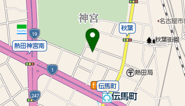 喜見寺の地図画像