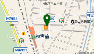 あおい書店本部の地図画像
