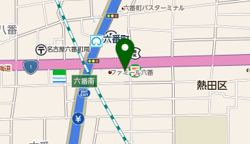 プラージュ六番町店の地図画像