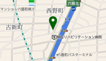 有限会社アサヒ薬局六番町店の地図画像