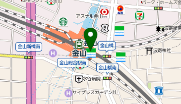 名鉄観光サービス株式会社 金山支店の地図画像