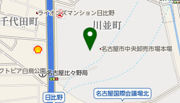 名古屋市役所 健康福祉局 食品衛生検査所の地図画像
