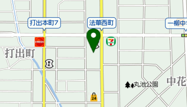 有限会社渚商店の地図画像