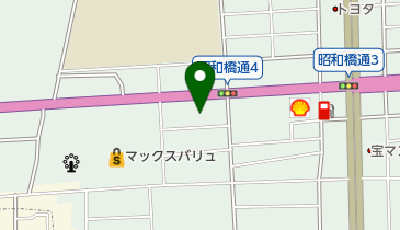フラットパインの地図画像