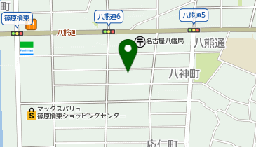 美津濃家具の地図画像