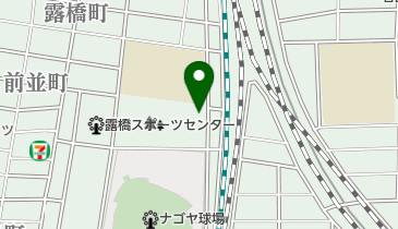 露橋コミュニティセンターの地図画像
