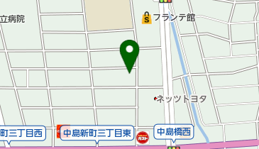 第二中島学童保育所の地図画像