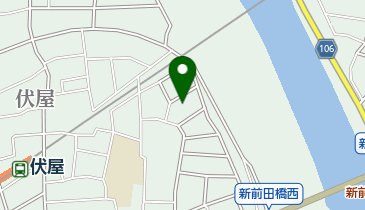 伏屋キリスト教会の地図画像
