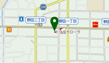 トヨタカローラ愛豊株式会社 八田店の地図画像