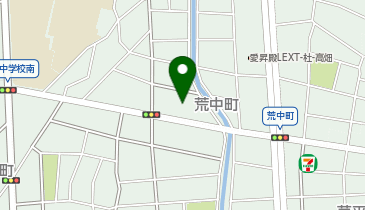 河添自動車の地図画像