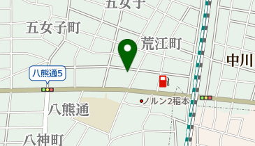 河合接骨院の地図画像