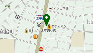 広田洋裁店の地図画像