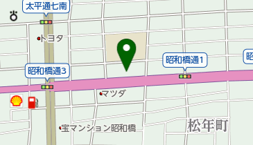 安井洋品店の地図画像