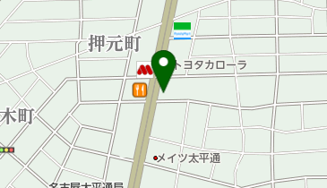 大阪理容の地図画像