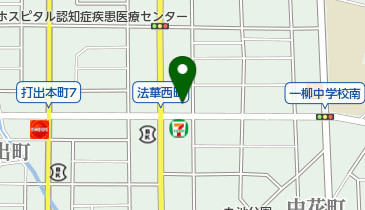 舞雀 中郷店の地図画像