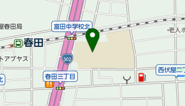 富田地域スポーツセンターの地図画像