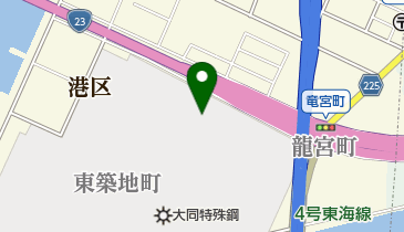 丸太運輸株式会社 築地営業所の地図画像