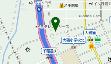 大磯コミュニティセンターの地図画像