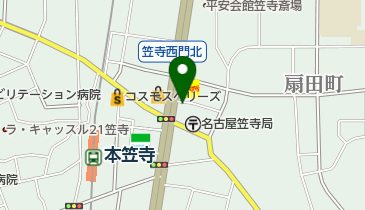 笠寺針灸院の地図画像