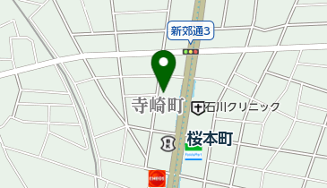 ベル美容室の地図画像