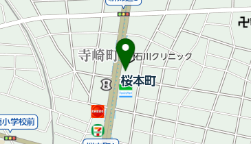 米屋の手づくりおにぎり多司 桜本町店の地図画像