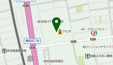 ミルフローラ アピタ名古屋南店の地図画像