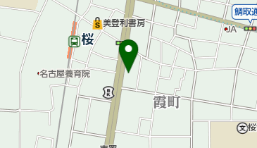 ハヤカワメガネ店の地図画像