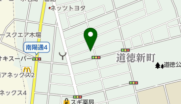 道徳温泉の地図画像