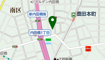 ワダ理容の地図画像