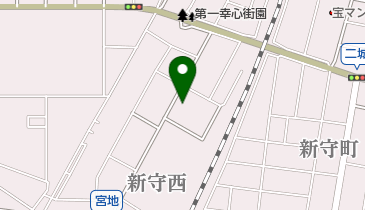 中京通運株式会社守山支店の地図画像
