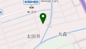 有限会社千代田硝子の地図画像
