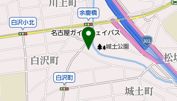 白沢コミュニティセンターの地図画像