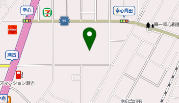 幸心東住宅団地管理組合の地図画像