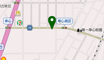 のんき堂幸心店の地図画像