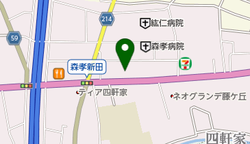 きものファッション(FASHION)ほりたの地図画像