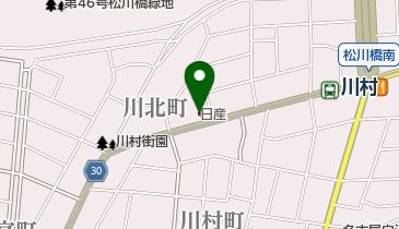 愛知日産自動車株式会社 松川橋店の地図画像