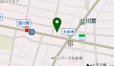 有限会社ミクニ自動車の地図画像