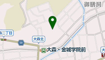 大森寺の地図画像