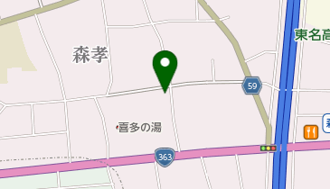 森田接骨院の地図画像