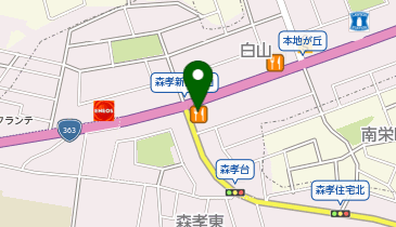 ザ・めしや 守山四軒家店の地図画像